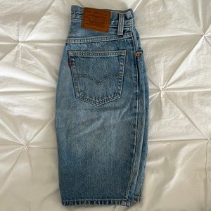 Levi’s button through midi skirt